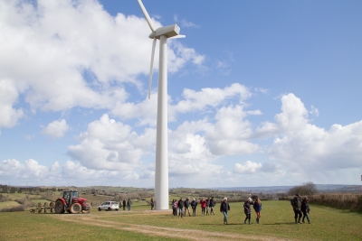 South Brent Wind Turbine, 2015