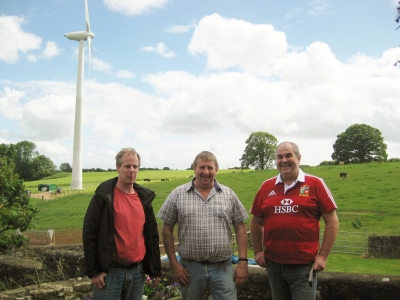 Resilience Centre Piers Chivers of Dfrib Group with turbine