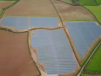 Newton Downs Solar Farm Completed 2019 from Yealm Community Energy