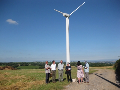 South Brent Wind Turbine, 2015